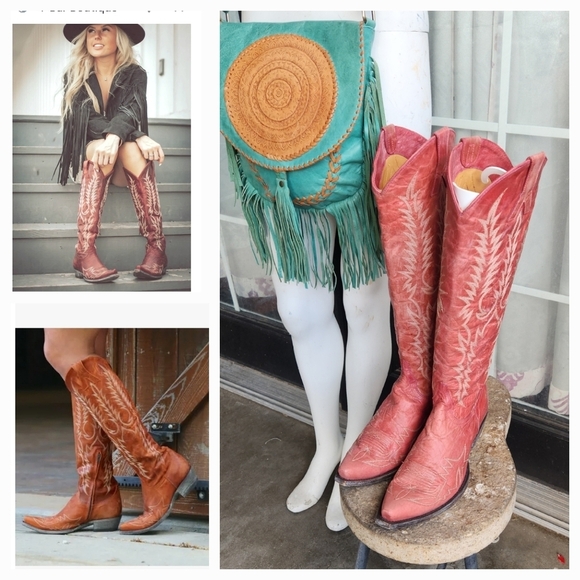 Hard to find 😍Old Gringo Mayra Boots And A Free Bag - Picture 2 of 16